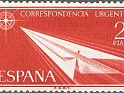 Spain - 1956 - Alegorías - 2 PTS - Rojo - Spain, Paper Arrow - Edifil 1185 - Paper Arrow - 0